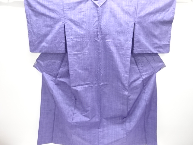 JAPANESE KIMONO / HITOE / TSUMUGI / WOVEN STRIPE